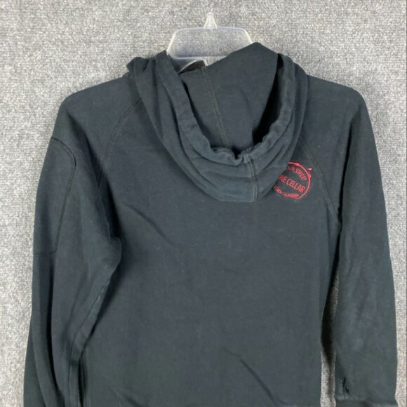 TYR Hoodie Women's Medium Full Zip Distressed 100% Cotton Drawstring M - Picture 10 of 10